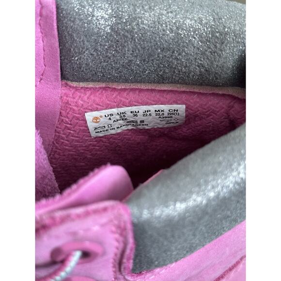 Timberland 6 inch premium boots pink waterproof women’s boots size 5 - Picture 6 of 7